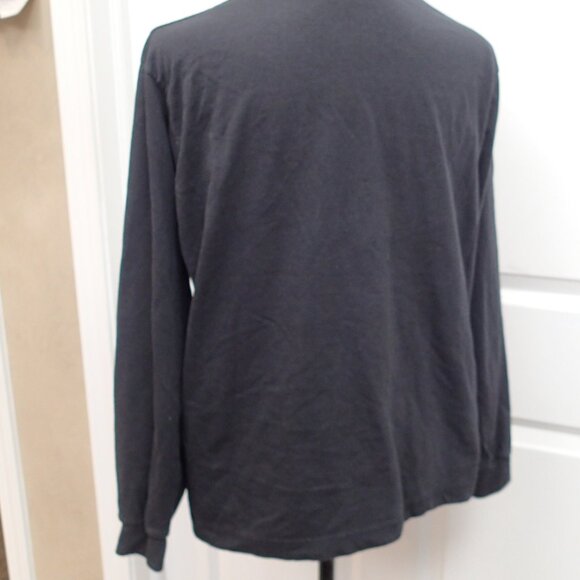 Black Women's Turtleneck Size Large Basic Editions - Picture 3 of 6